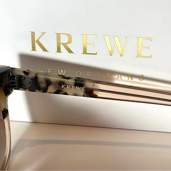 NWT KREWE Webster Nylon Sunglasses Oyster to Pearl Color - Picture 9 of 12